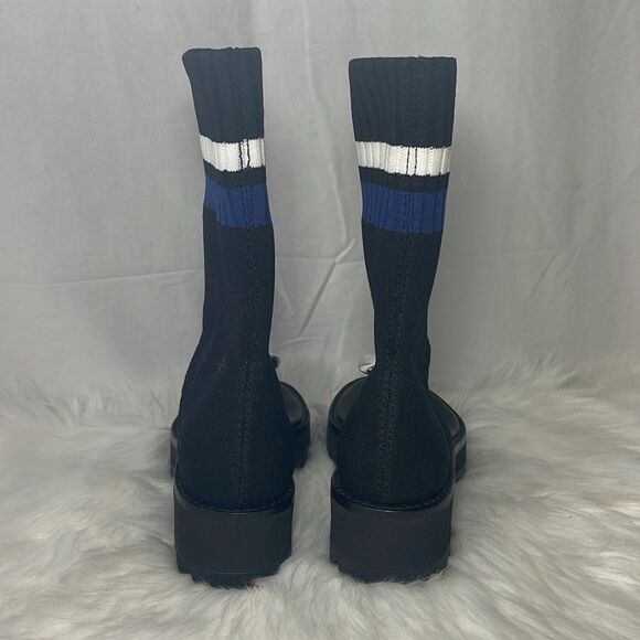 3.1 Phillip Lim Black Knitted Cat Thong Sandals NWOT Sz 36/US 6 - Picture 4 of 7